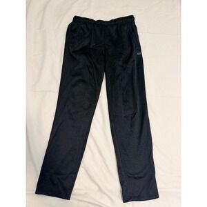 Layer 8 Mens Black Athletic Training Pants Medium Straight Leg Zipper Pocket